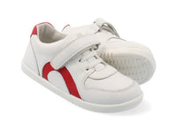 Bobux I Walk Comet White + Red Trainers