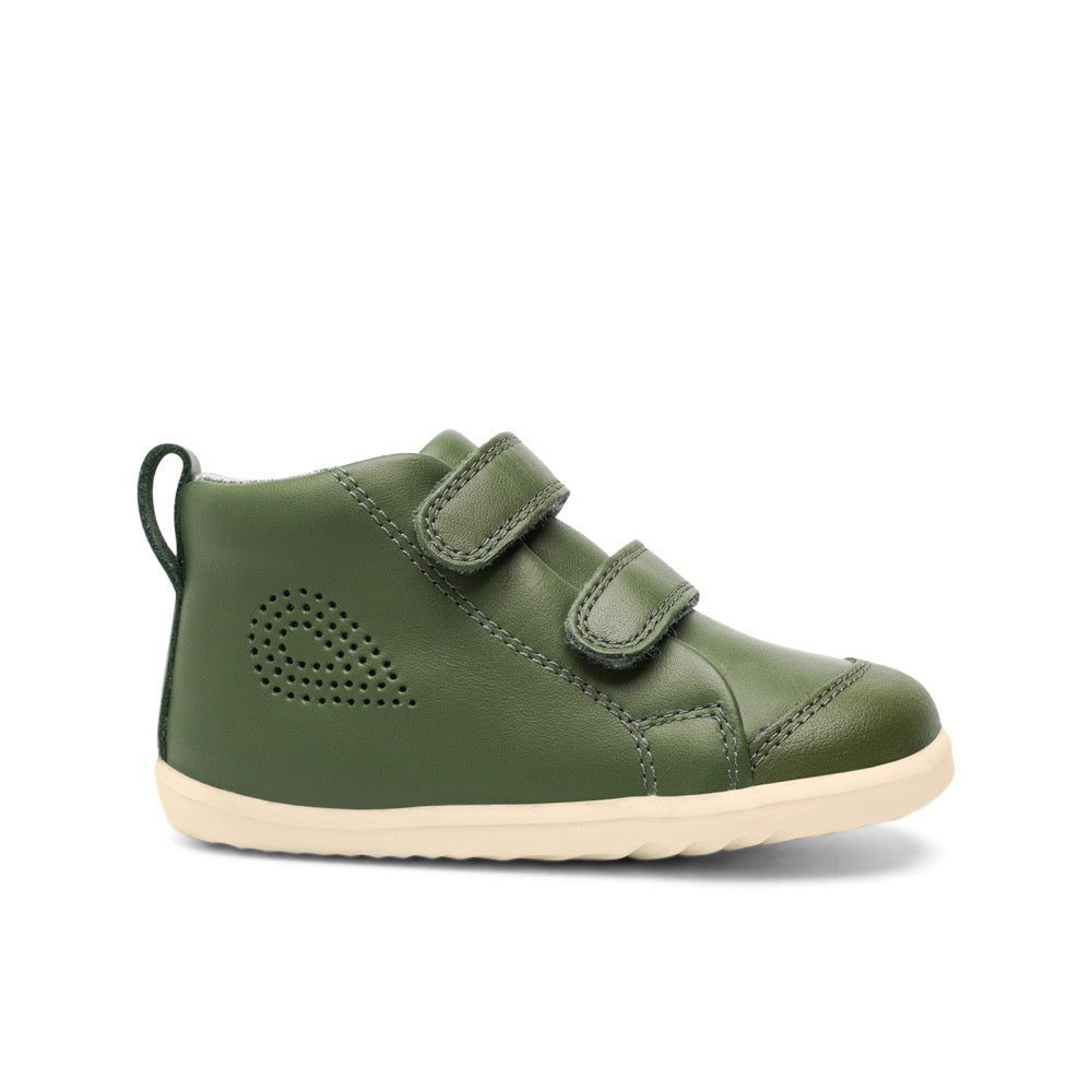 Bobux Step Up Hi Court Forest Trainers – Marshmallow Kids