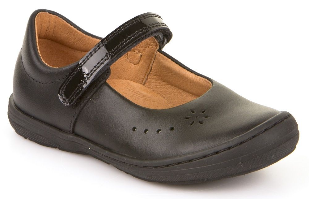 Froddo Black Leather Mary Janes