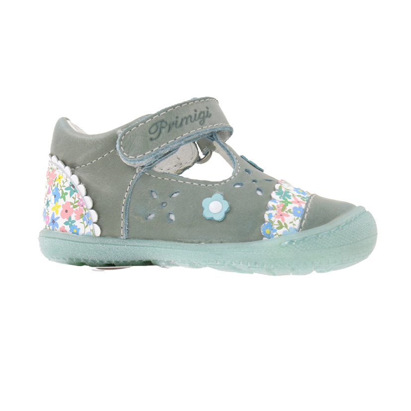 Primigi Sea Green T- Bar Shoes