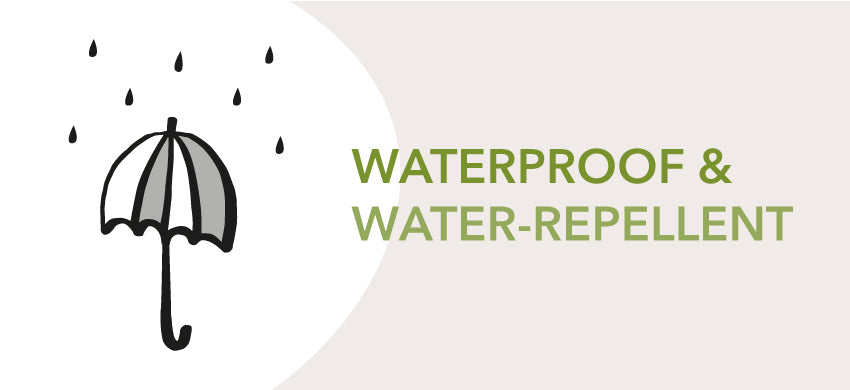 Water-Repellent and Waterproof