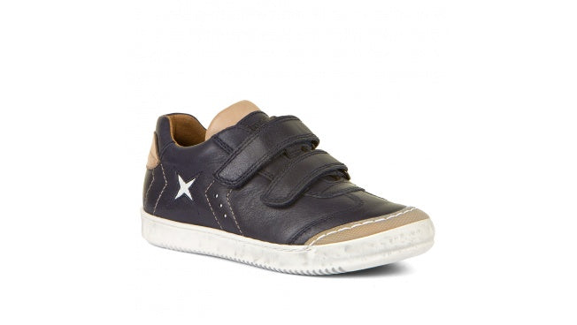 Froddo Boys Navy Leather Trainers
