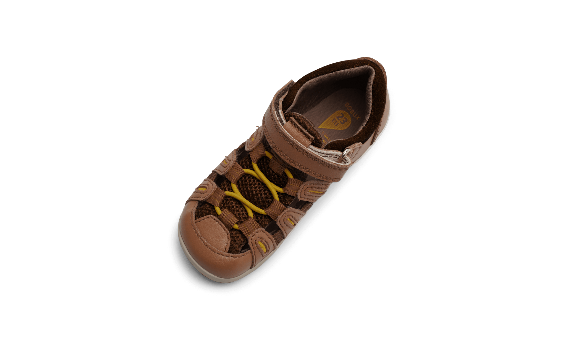 Bobux I Walk Summit Caramel + Toffee Sandals
