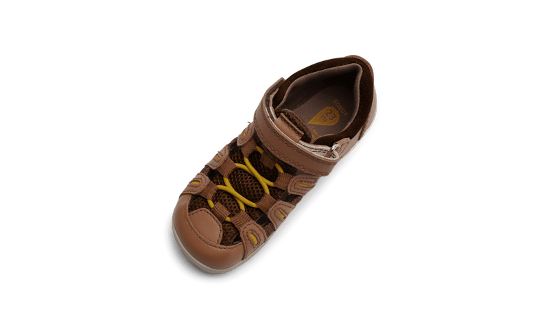 Bobux I Walk Summit Caramel + Toffee Sandals