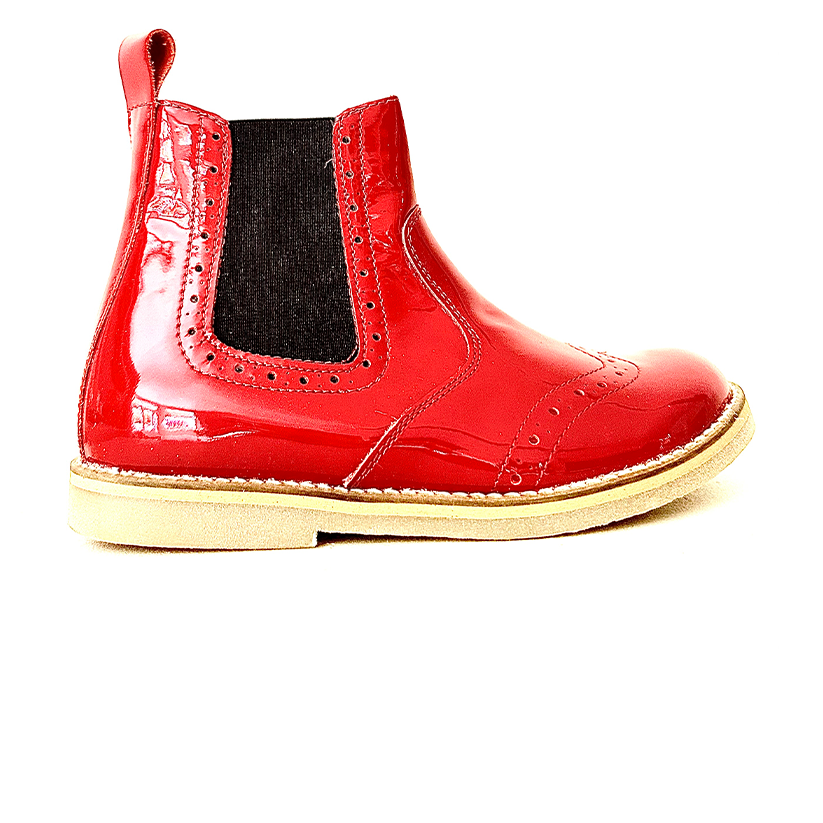 Froddo Red Patent Leather Boots