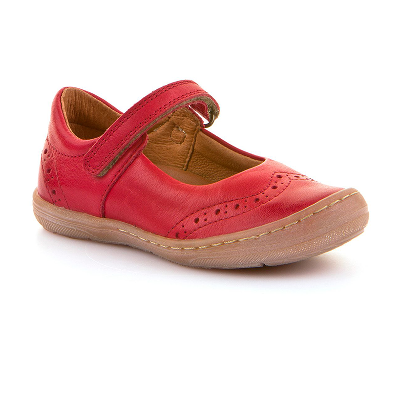 Froddo Red Leather Mary Janes