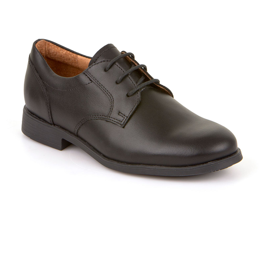 Froddo Black Leather Lace Up School Shoes