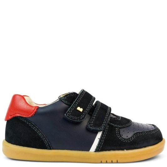 Bobux IW Riley Navy & Red Trainers