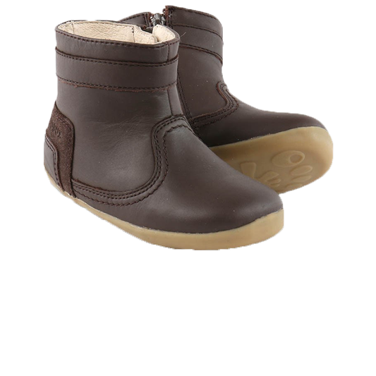 Bobux SU Brown Bolt Boots with Wool Lining