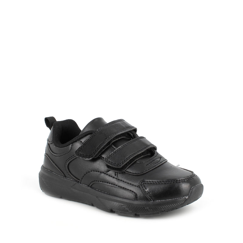 Primigi Black Double Velcro "ANDY" Boys School Shoes