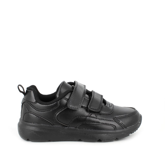 Primigi Black Double Velcro "ANDY" Boys School Shoes
