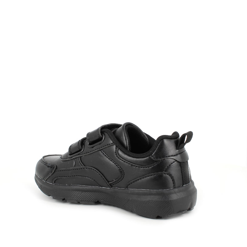 Primigi Black Double Velcro "ANDY" Boys School Shoes