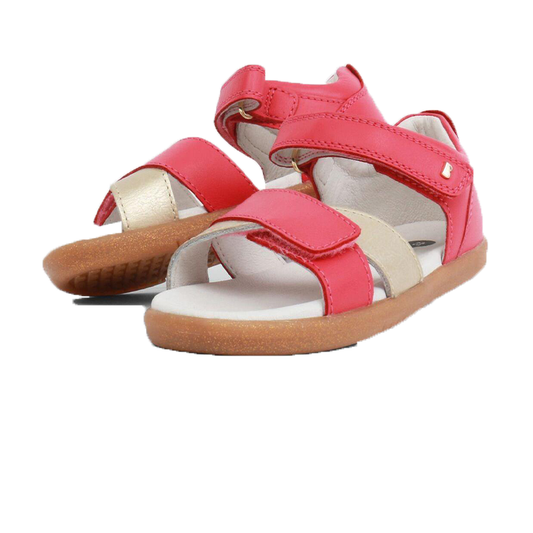 Bobux IW Sail Watermelon With Misty Gold Open Toe sandal