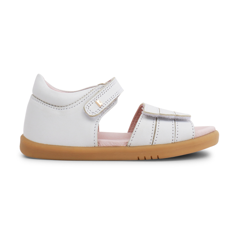 Bobux IW White Hampton Open Toe sandal