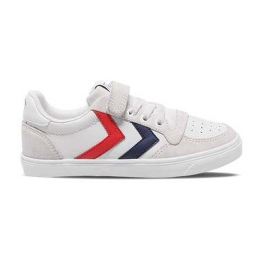 Hummel Slimmer White Stadil Leather low Trainers