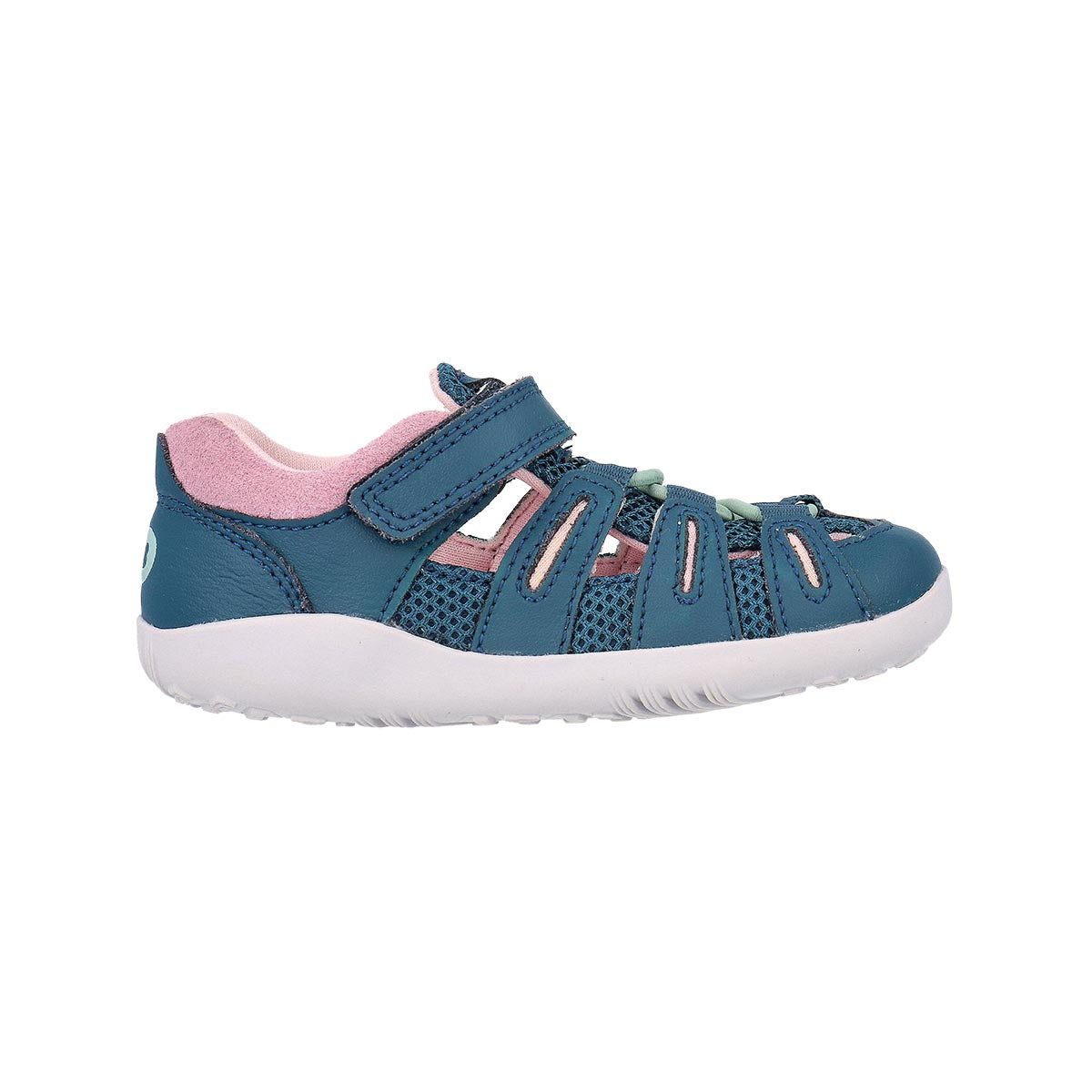 Bobux KP Summit Tidal Teal + Pink Diamond Sandals