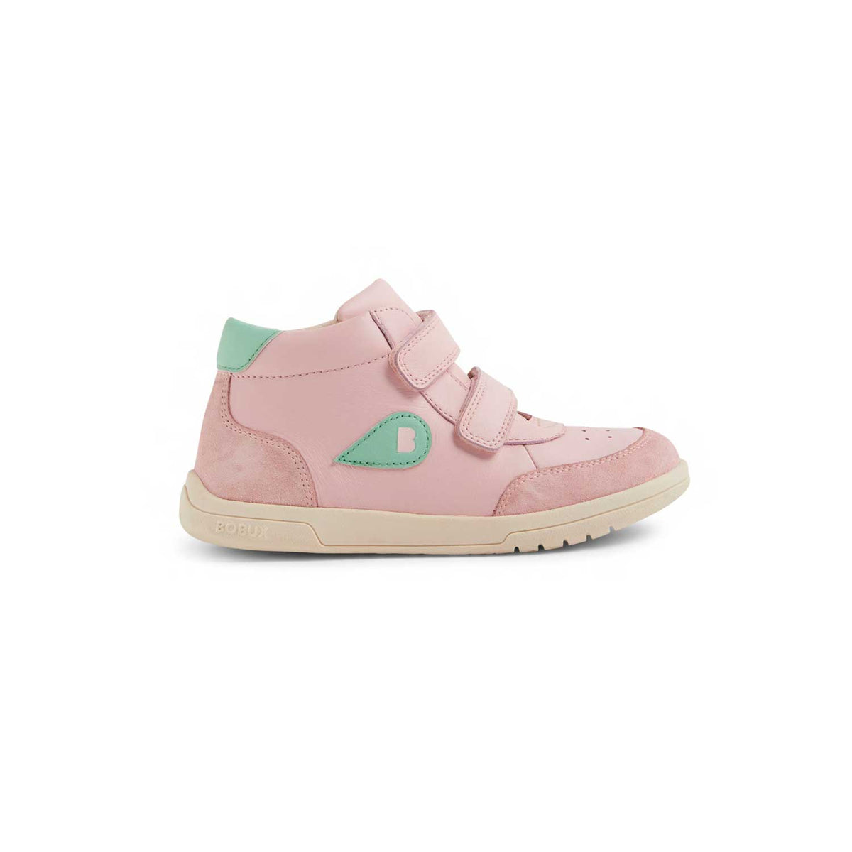 Bobux KP Champ High Pink-Hemlock Trainers