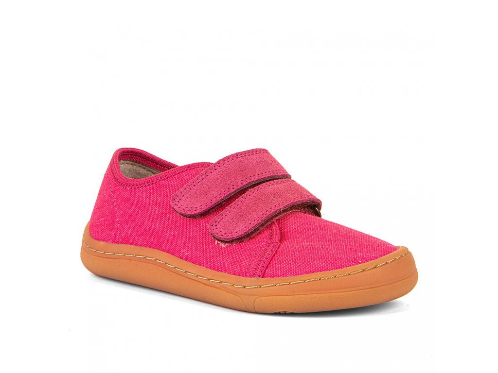 Froddo Barefoot Canvas Trainers Fuxia