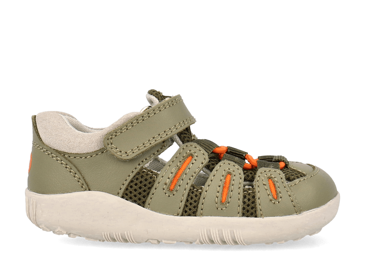 Bobux KP Summit Burnt Olive- Fog Sandals