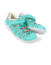 Bobux I Walk Turquoise + Steam Sandals