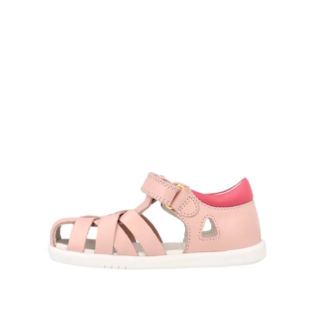 Bobux Tropicana II Seashell + Guava Close Toe Sandals