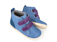 Bobux I Walk Grass Court High Elemental Blue + Purple