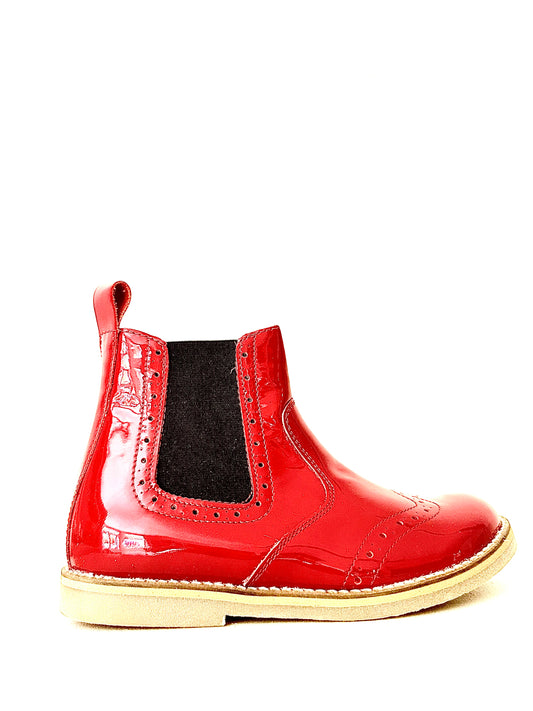 Froddo Red Patent Leather Boots