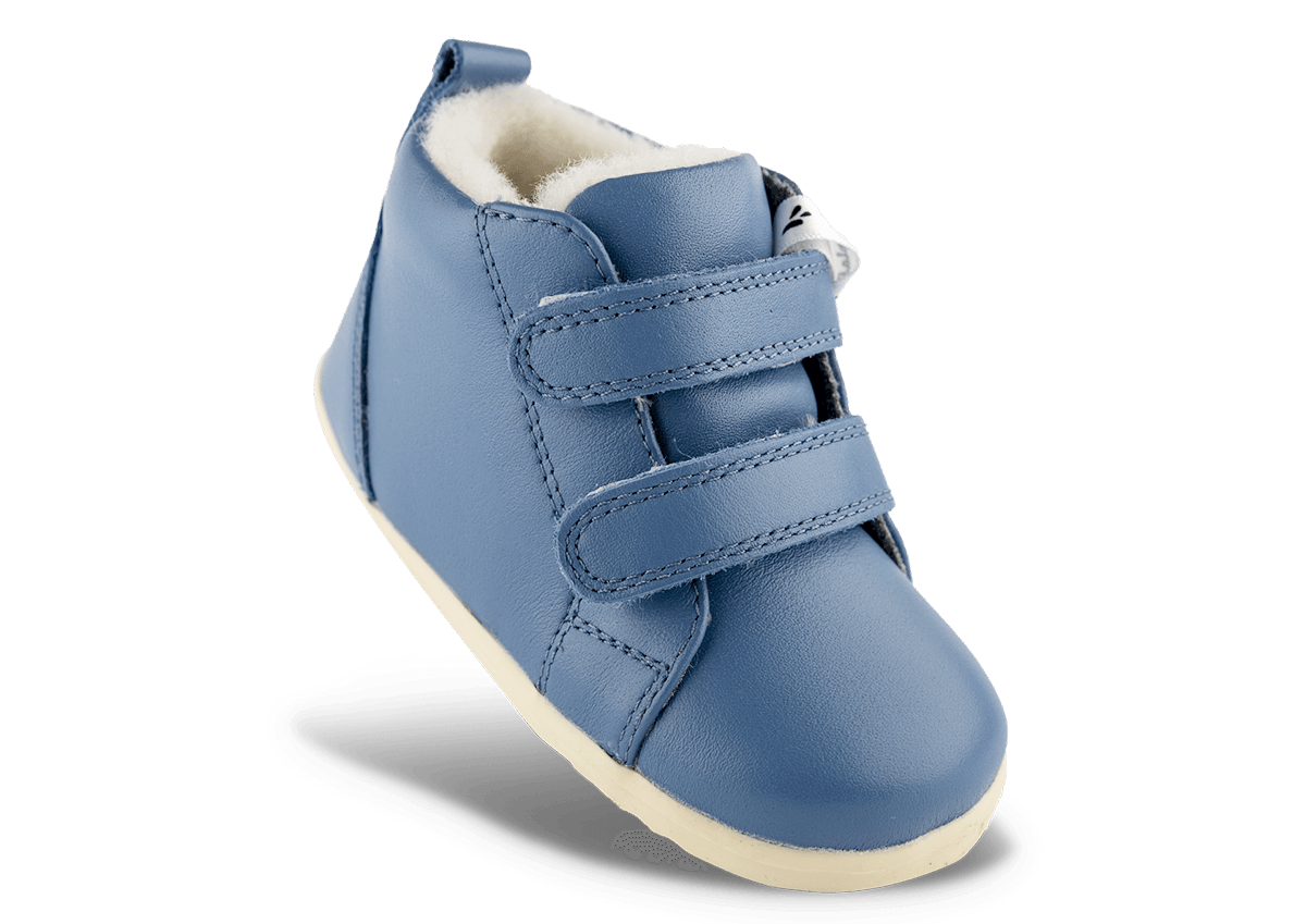 Bobux Step Up Elemental Blue Grass Court High Arctic Boots