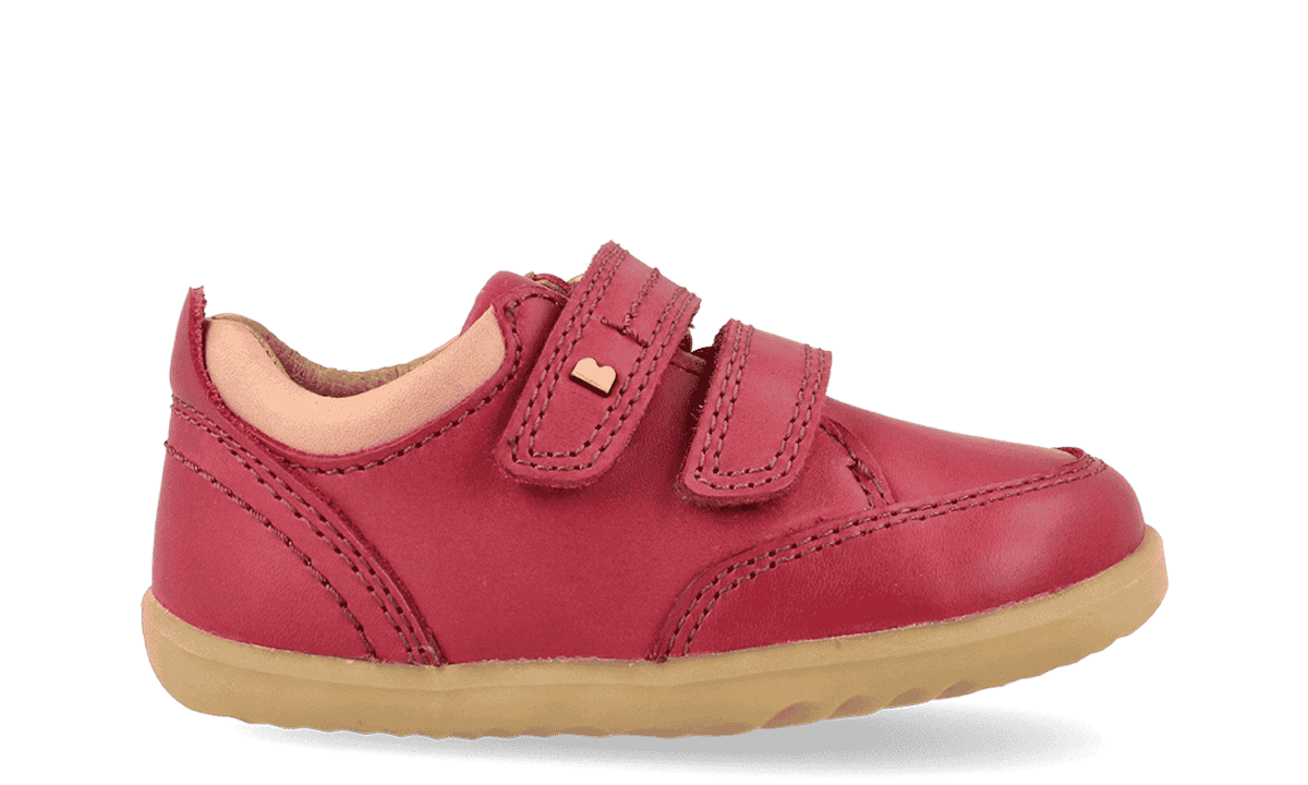 Bobux Step Up Low Timber Cranberry Trainers