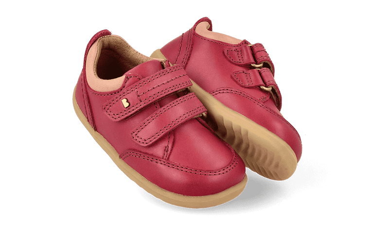 Bobux Step Up Low Timber Cranberry Trainers