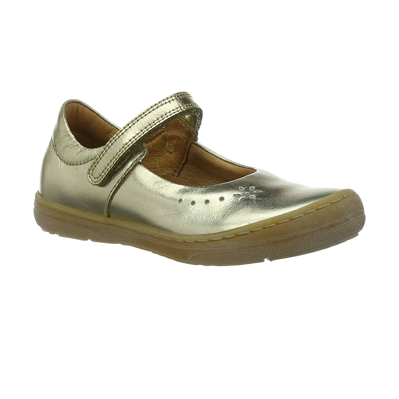 Froddo Gold Leather Mary Janes