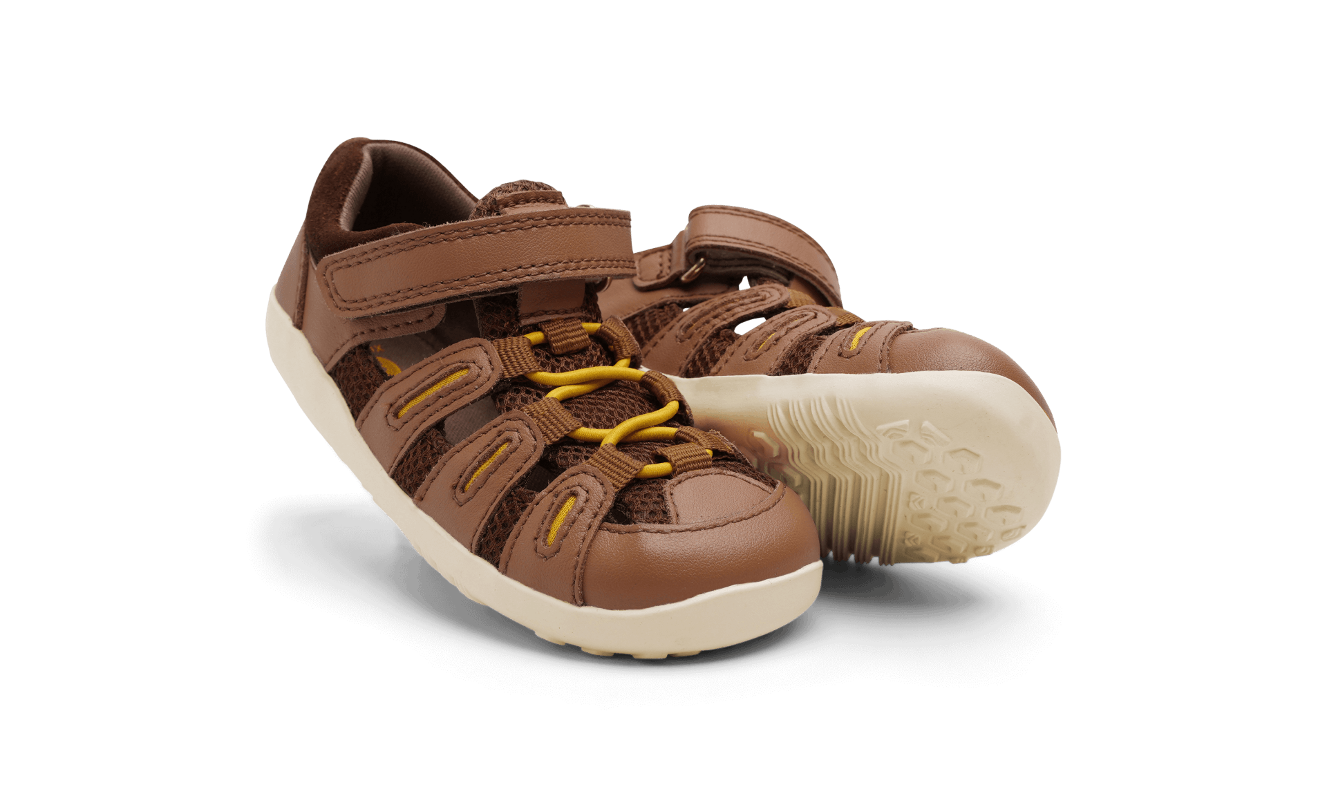 Bobux I Walk Summit Caramel + Toffee Sandals