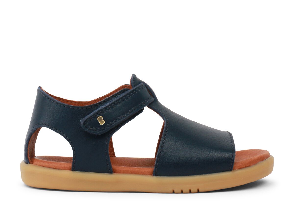Bobux I Walk Navy Mirror Sandals