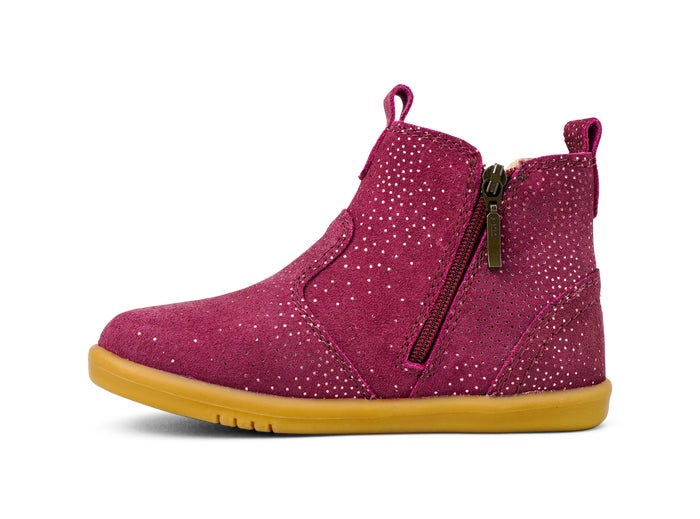 Bobux I Walk Jodhpur Boysenberry Starburst Boots