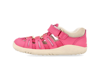 Bobux I Walk Summit Pink Cyclamen-Chalk Sandals
