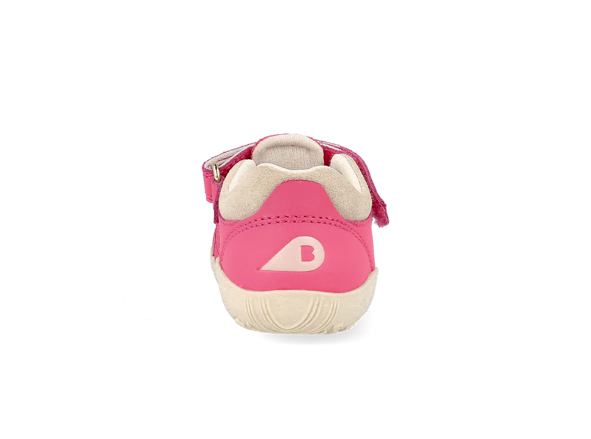Bobux I Walk Summit Pink Cyclamen-Chalk Sandals