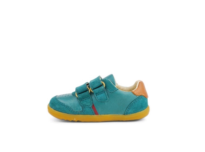 Bobux Step Up Riley Slate + Caramel Trainers