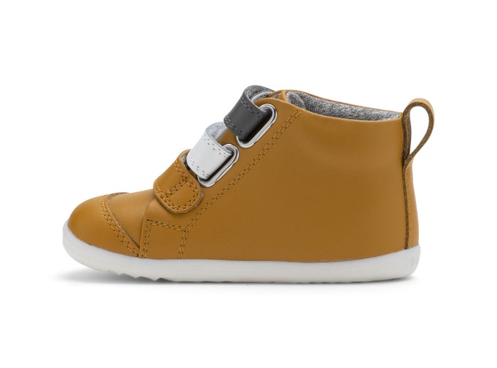 Bobux Step Up Hi Court Switch Butterscotch Trainers