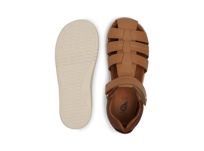 Bobux KP Roam Caramel + Toffee Sandals