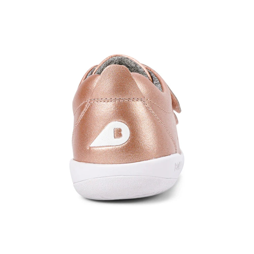 Bobux KP Grass Court Rose Gold Trainers