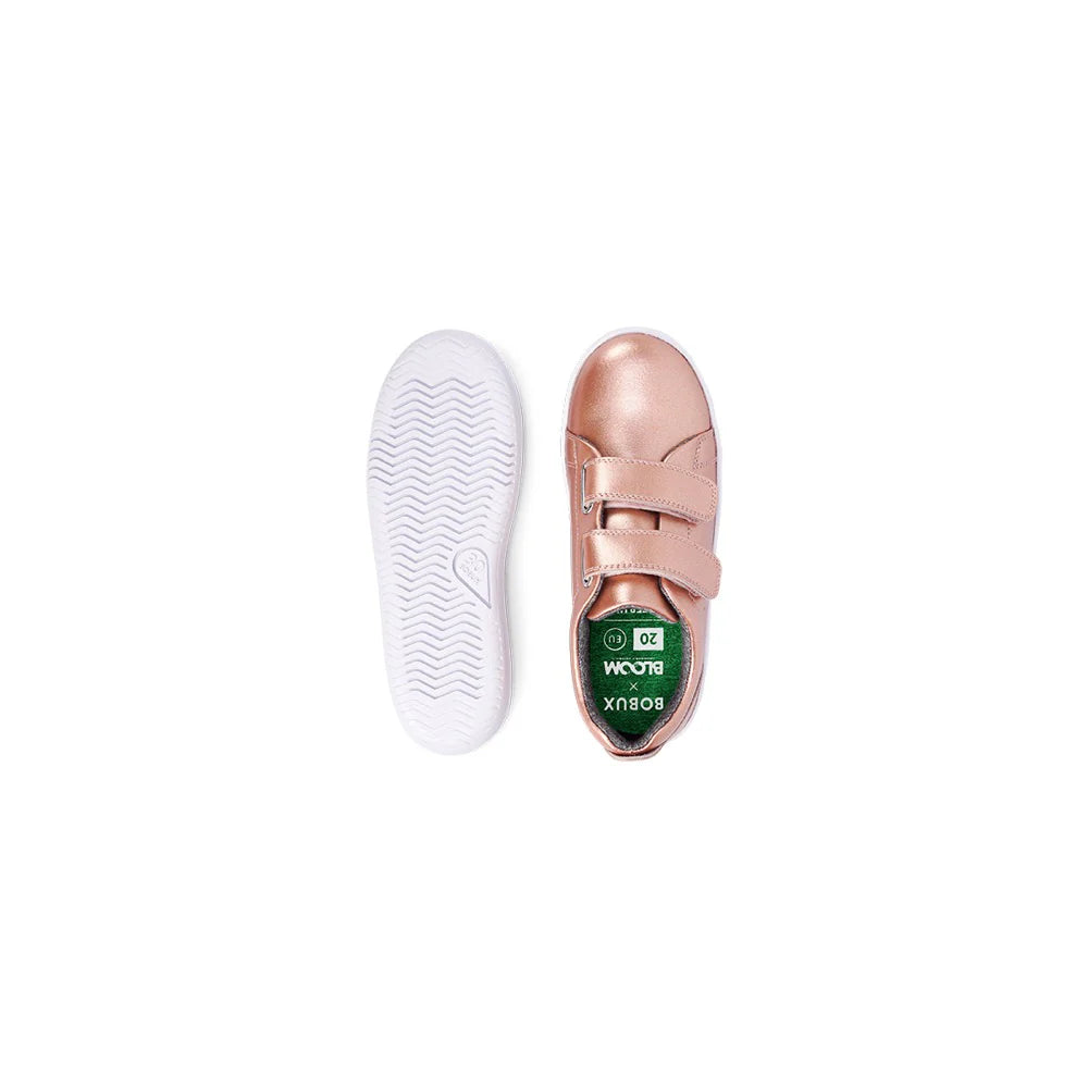 Bobux KP Grass Court Rose Gold Trainers
