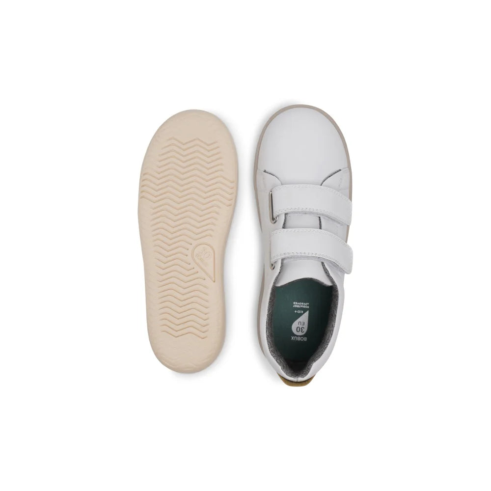 Bobux KP Grass Court White + Sand Trainers