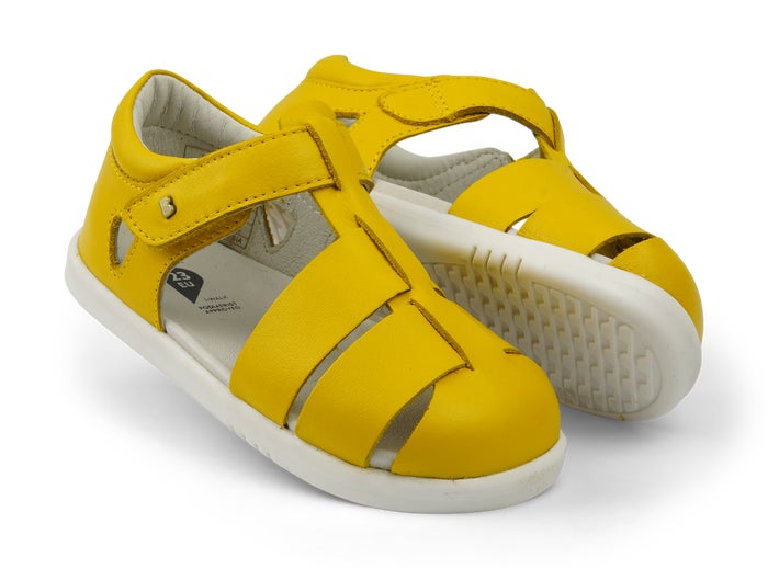 Bobux I Walk Tidal Yellow Sandals