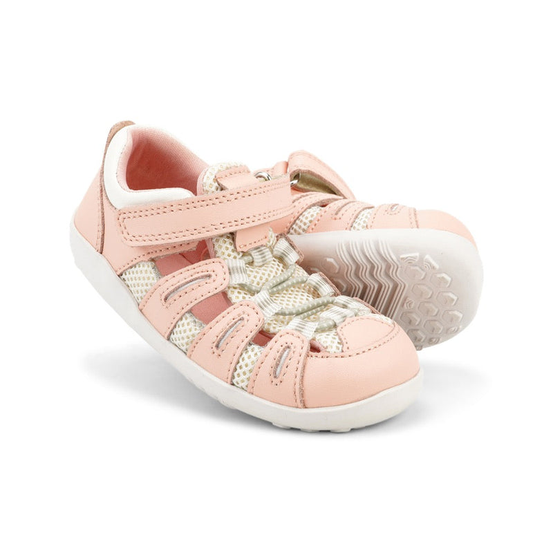 Bobux I Walk Summit Seashell + White Sandals