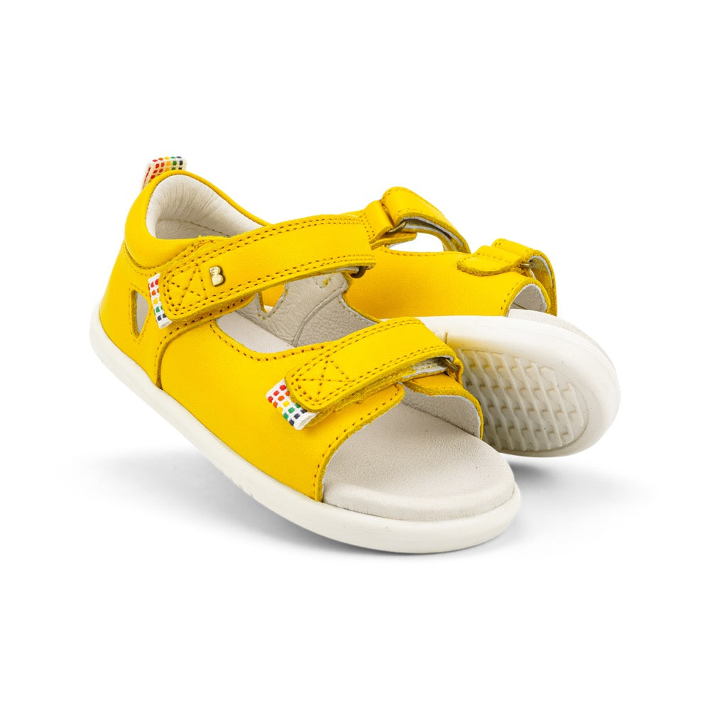 Bobux I Walk Rise Yellow Sandals