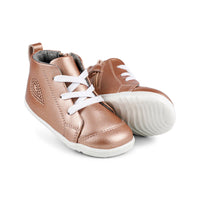 Bobux Step Up Alley-Oop Rose Gold Trainers