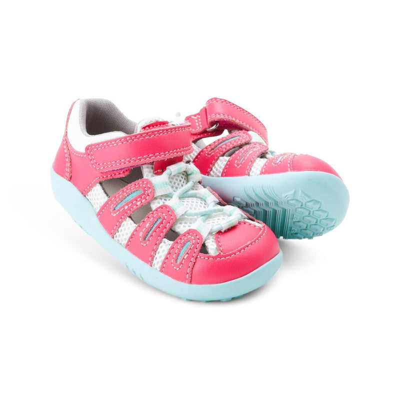 Bobux Step Up Summit Guava + Mist Sandals