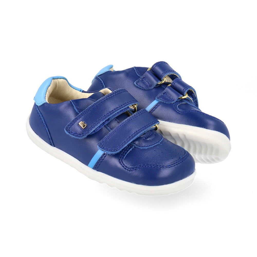Bobux Step Up Blueberry + Powder Blue Riley Trainers