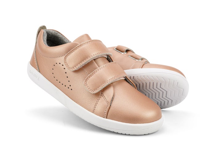 Bobux KP Rose Gold Grass Court Trainers