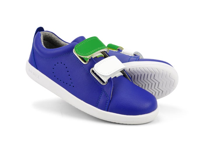 Bobux KP Grass Court Switch Blueberry (Emer+White) Trainers